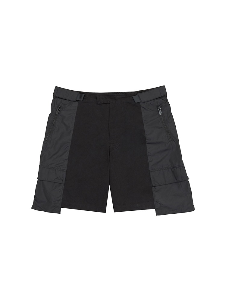 BLACK STRATA CARGO SHORT  ACW(어콜드월) 블랙 스트라타 카고 쇼츠 - 아데쿠베