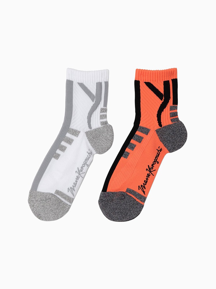 MULTI TWO PACK SPORTS SOCKS  마메 쿠로구치 멀티 투 팩 스포츠 삭스 - 아데쿠베