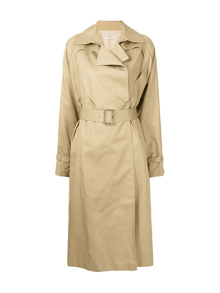 BEIGE WATERPROOF TRENCH COAT  보야로브스카야 베이지 워터프루프 트렌치코트 - 아데쿠베