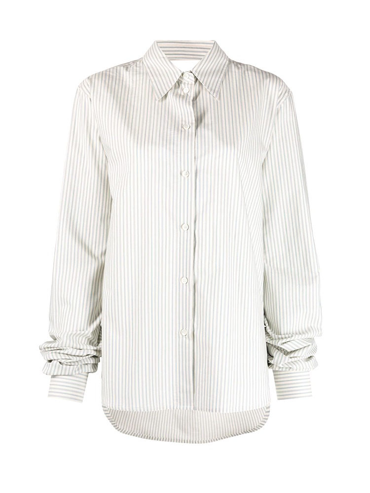 ECRU PINSTRIPE SHIRT  MM6 에크루 핀스라이프 셔츠 - 아데쿠베