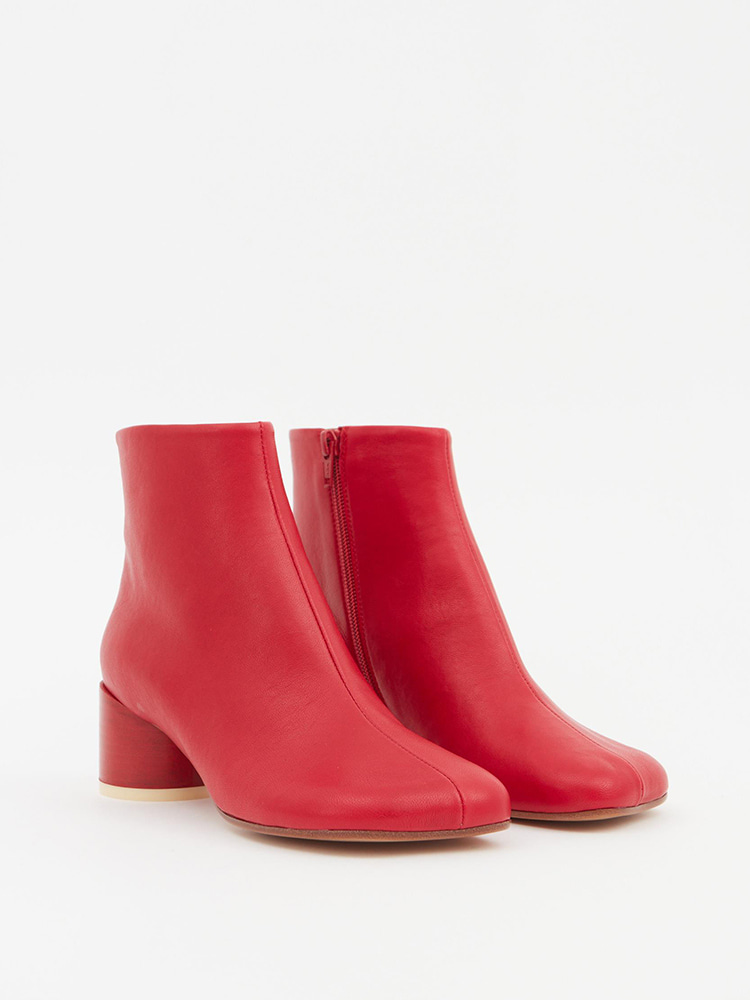 CHILI PEPPER ANATOMIC ANKLE BOOTS  MM6 칠리 페퍼 아나토믹 앵클 부츠 - 아데쿠베