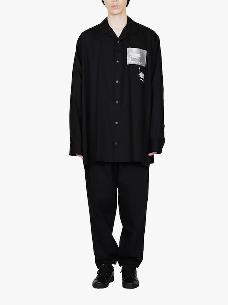 BLACK DY OVERSIZED SHIRT  티에이치 블랙 다이 오버사이즈 셔츠 - 아데쿠베