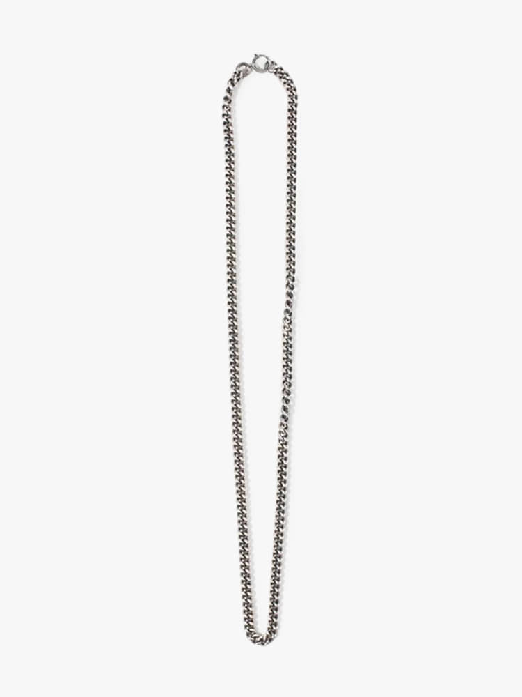 SILVER LEONIE HEAVY CHAIN NECKLACE  앤 드뮐미스터 실버 리오니 헤비 체인 목걸이 - 아데쿠베