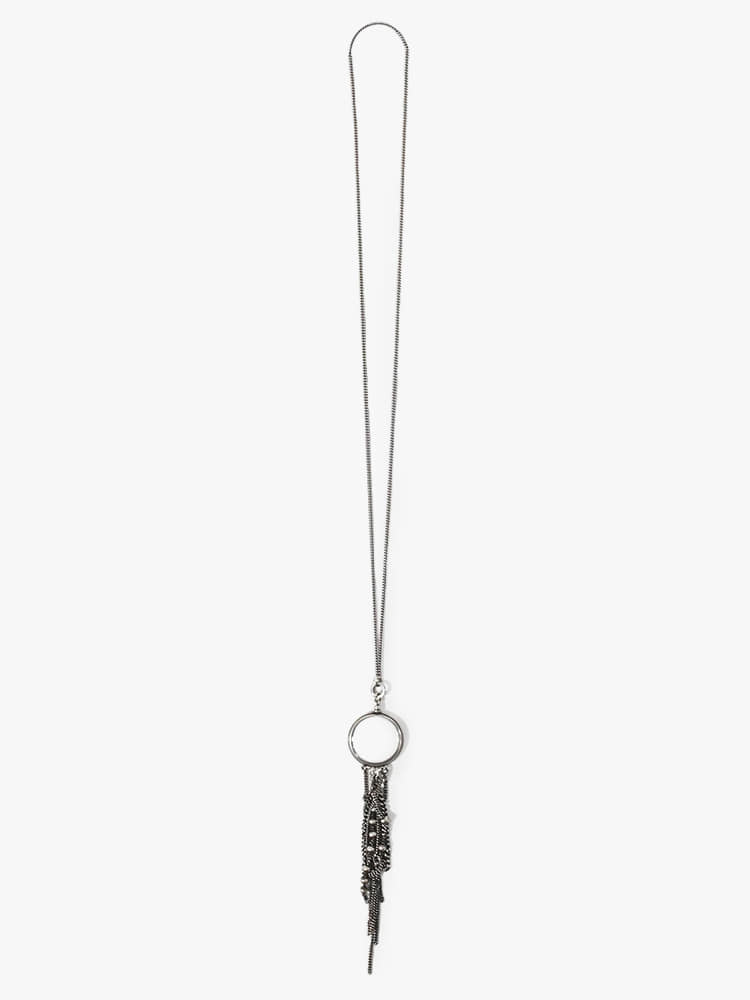 SILVER SANNE MEDAILLON NECKLACE  앤 드뮐미스터 실버 잔느 메달리온 목걸이 - 아데쿠베