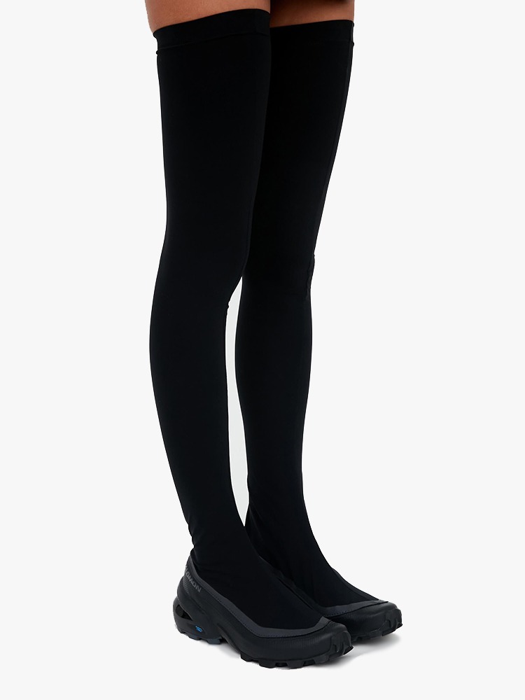 BLACK EBONY THIGH HIGH HIKING BOOTS  MM6 블랙 에보니 싸이 하이 하이킹 부츠 - 아데쿠베