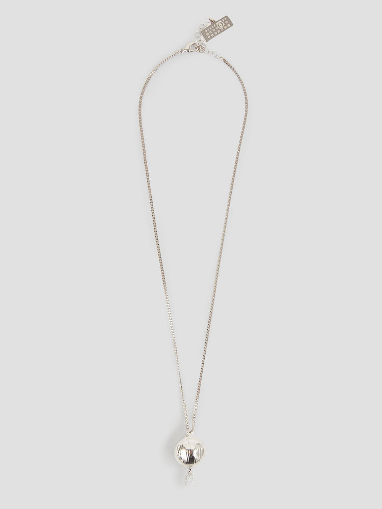 SILVER ONION PENDANT NECKLACE  MM6 실버 어니언 펜던트 목걸이 - 아데쿠베