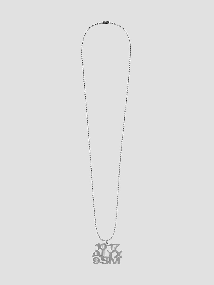 SILVER MARK FLOOD PENDANT NECKLACE  알릭스 실버 마크 플러드 펜던트 목걸이 - 아데쿠베