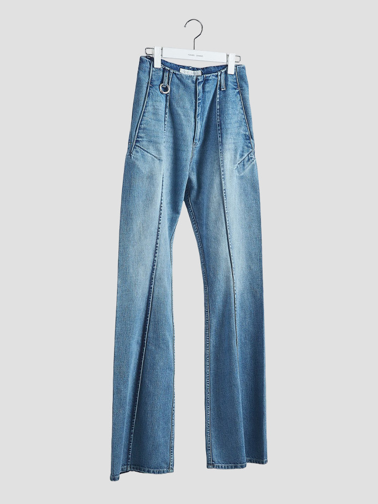 INDIGO OUR BASIC WASHED DENIM PANTS  요헤이 오노 인디고 아워 베이직 워시드 데님 팬츠 - 아데쿠베