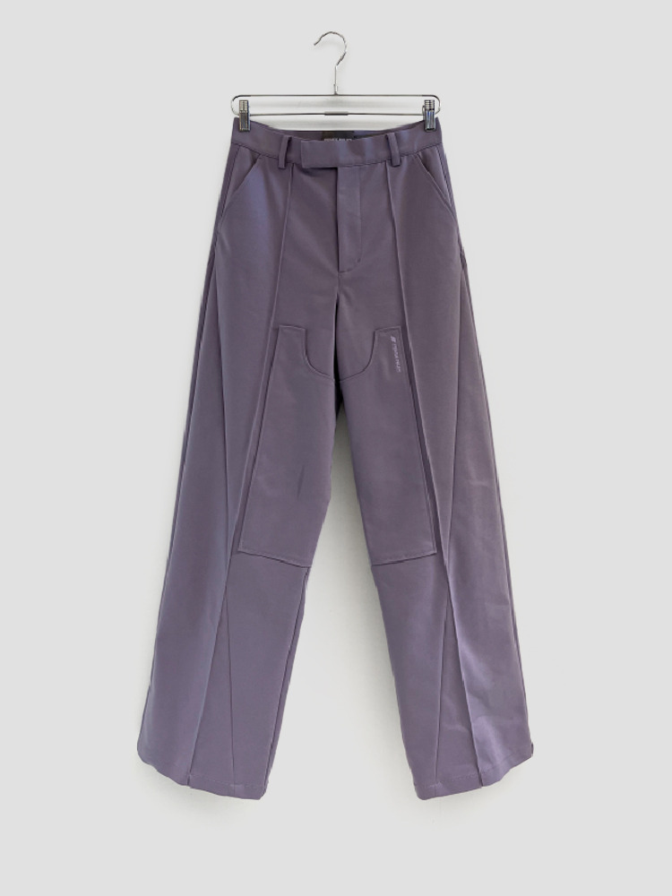 LAVENDER SUIT PANTS  프라이빗 폴리시 라벤더 수트 팬츠 - 아데쿠베