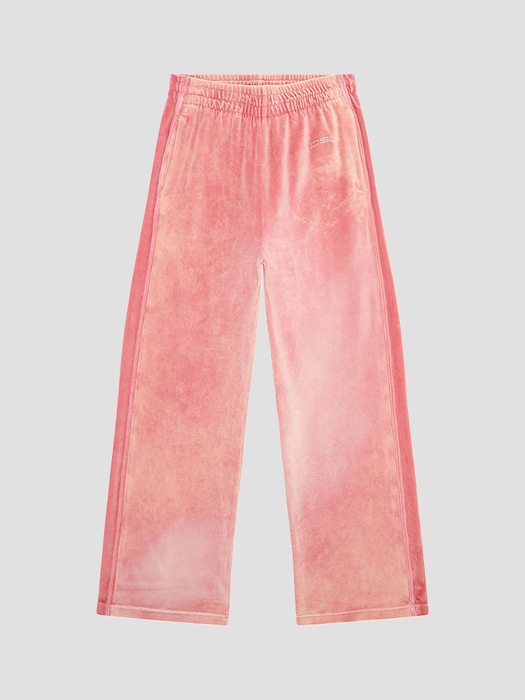 PINK MARTYN ACID-WASH CHENILLE SWEATPANTS  디젤(DIESEL) 핑크 애시드 워시 셔닐 스웨트팬츠 - 아데쿠베