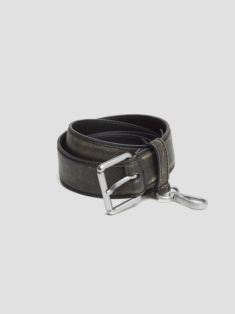 BLACK ALMOND BUFF HANDYMAN BELT  MM6 블랙 아몬드 버프 핸디맨 벨트 - 아데쿠베