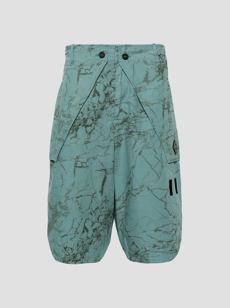 FADED TEAL OVERLAY CARGO SHORTS  ACW(어콜드월) 어콜드월 페이드 틸 오버레이 카고 쇼츠 - 아데쿠베