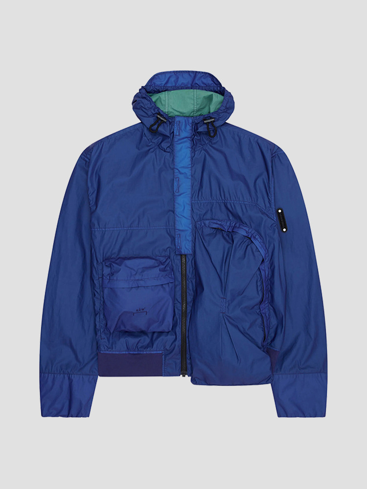 VOLT BLUE ASYMMETRIC JACKET  ACW(어콜드월) 어콜드월 볼트 블루 비대칭 자켓 - 아데쿠베