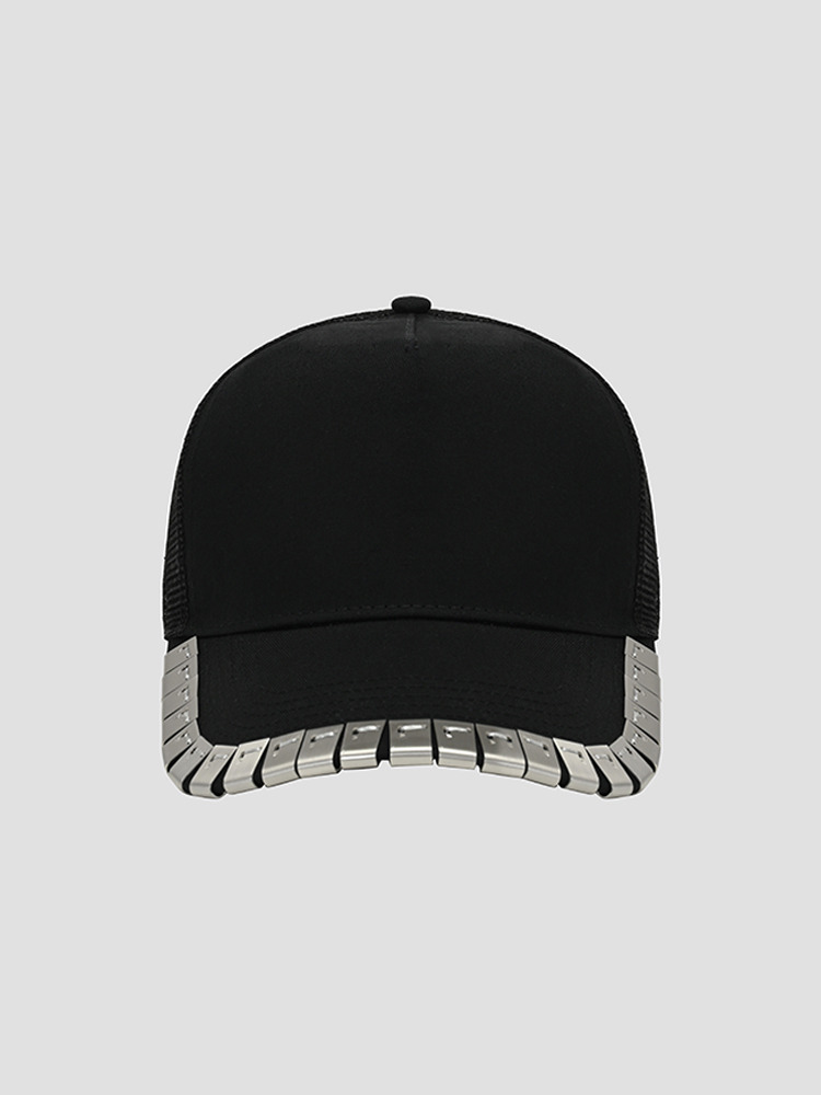 BLACK MULTI-LIGHTERCAP TRUCKER CAP  알릭스 블랙 멀티 라이터캡 트러커 캡 - 아데쿠베