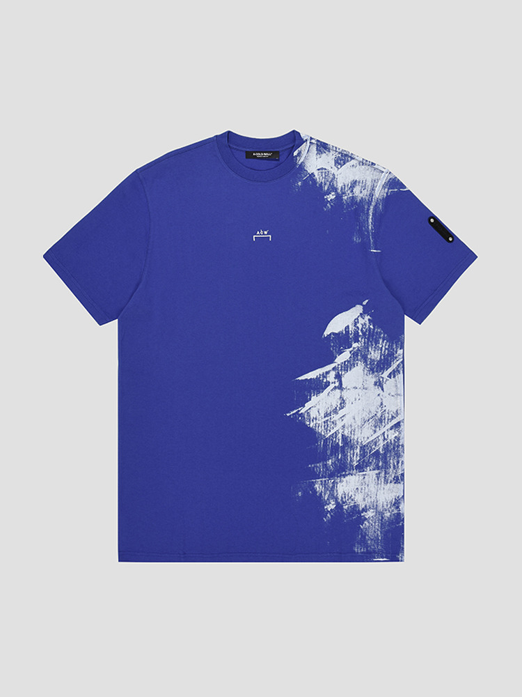 VOLT BLUE BRUSHSTROKE T-SHIRT  ACW(어콜드월) 어콜드월 볼트 블루 티셔츠 - 아데쿠베