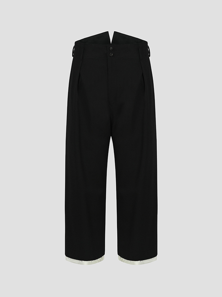 BLACK CLASSIC PANTS  설밤 블랙 클래식 팬츠 - 아데쿠베