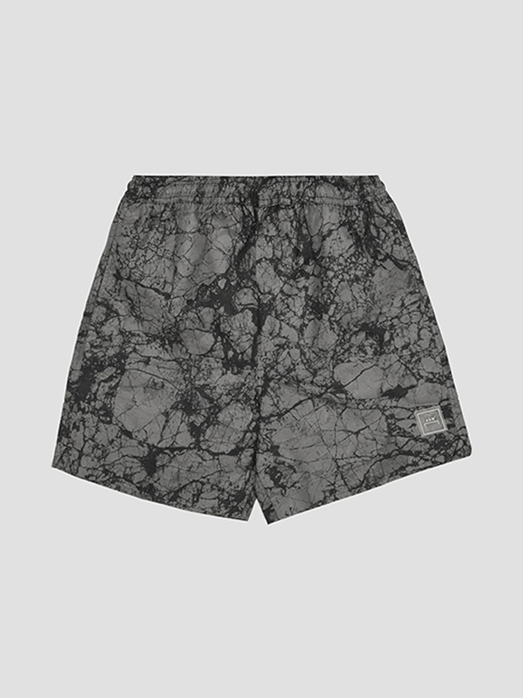 MID GREY MARBLE SWIM SHORTS  ACW(어콜드월) 어콜드월 미드 그레이 마블 스윔 쇼츠 - 아데쿠베