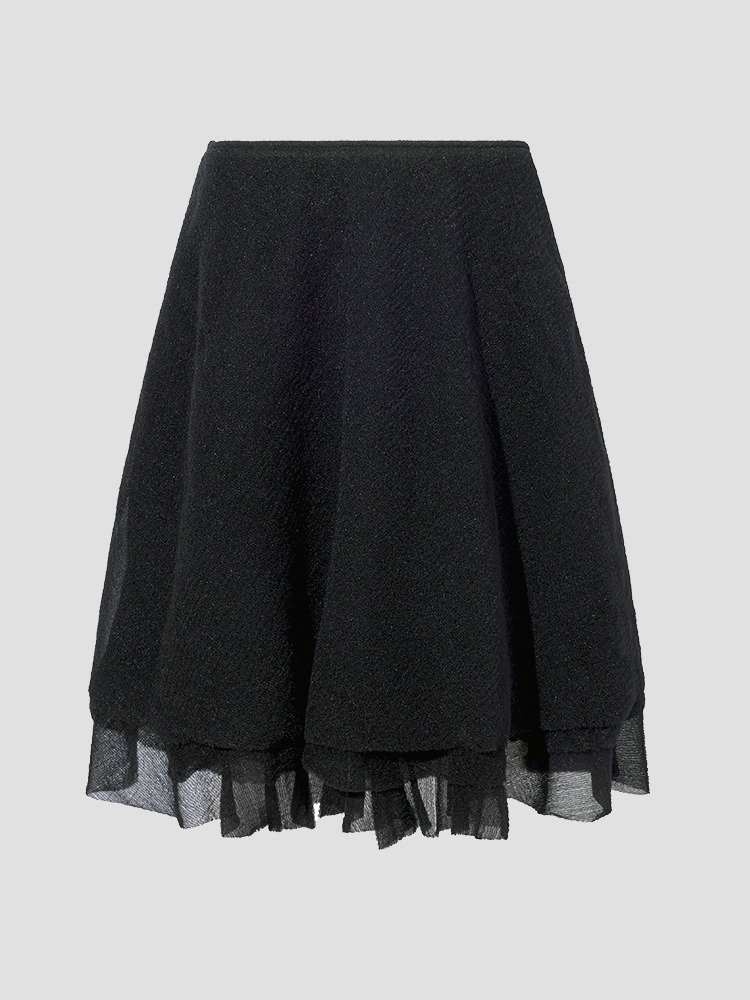 BLACK MIRCO PLEATS JULIA SKIRT  프로엔자 슐러 블랙 마이크로 플리츠 줄리아 스커트 - 아데쿠베