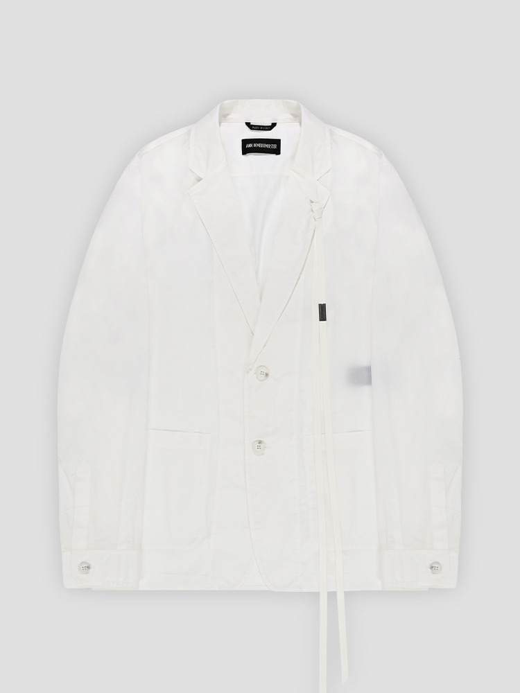 NATURAL WHITE REMCO DECONSTRUCTED JACKET  앤 드뮐미스터 내추럴 화이트 자켓 - 아데쿠베