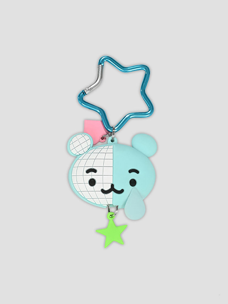 BLUE BEAR KEYCHAIN  산쿠안즈 블루 베어 키체인 - 아데쿠베