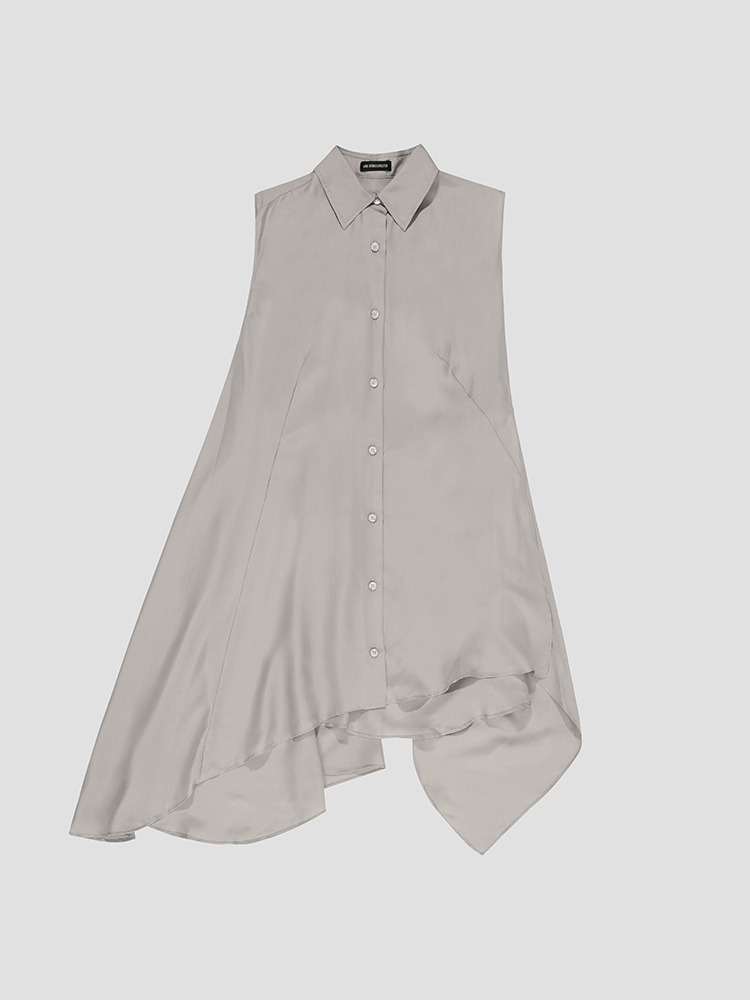 CLAY IONA ASYMMETRICAL OVERSIZED SHIRT  앤 드뮐미스터 클레이 비대칭 오버사이즈 셔츠 - 아데쿠베