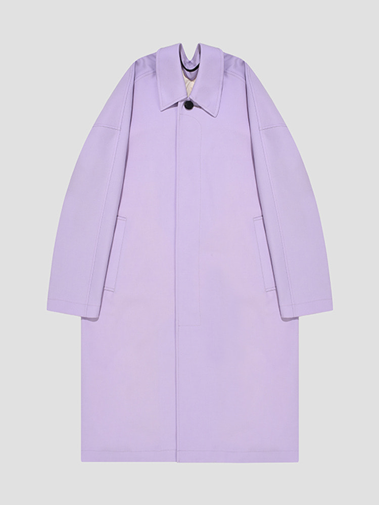 PURPLE OVERSIZED SHIRT  산쿠안즈 퍼플 오버사이즈 셔츠 - 아데쿠베