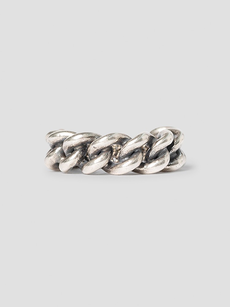 SILVER GITT CHAINS RING  앤 드뮐미스터 실버 체인 반지 - 아데쿠베