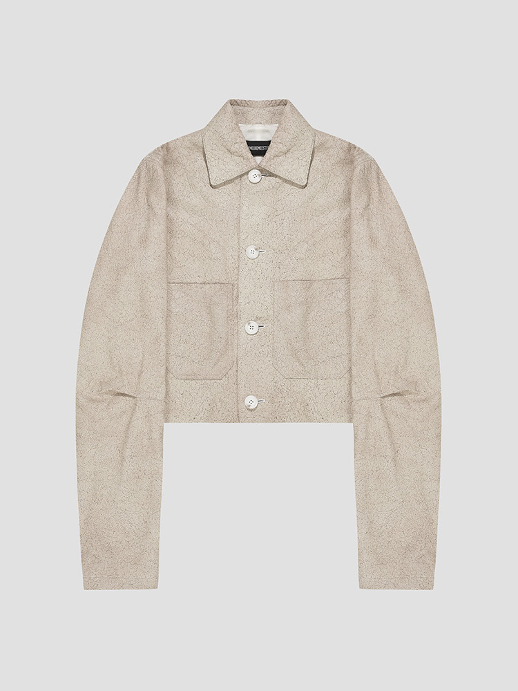 CLAY WHITE PHAE ATELIER DECONSTRUCTED JACKET  앤 드뮐미스터 클레이 화이트 자켓 - 아데쿠베