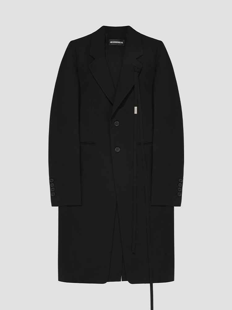 BLACK ALEA TAILORED FITTED COAT  앤 드뮐미스터 블랙 테일러드 핏 코트 - 아데쿠베