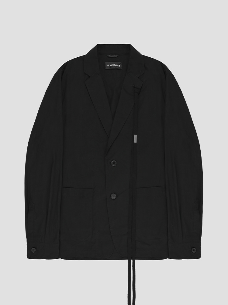 BLACK REMCO DECONSTRUCTED JACKET  앤 드뮐미스터 블랙 자켓 - 아데쿠베