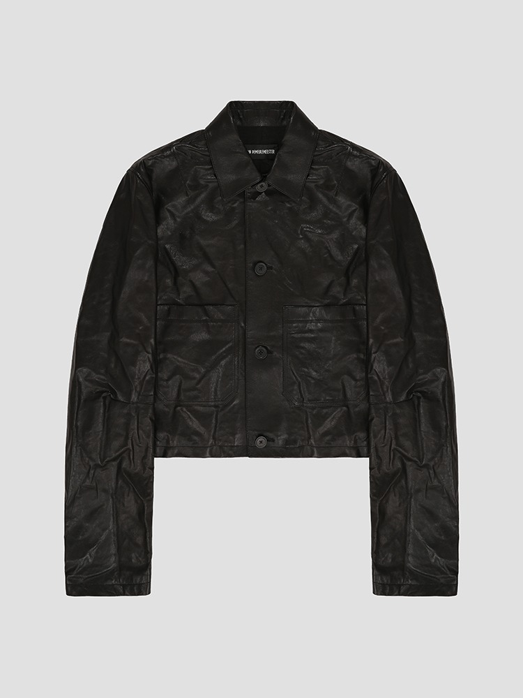 BLACK WIMPIE ATELIER DECONSTRUCTED JACKET  앤 드뮐미스터 블랙 자켓 - 아데쿠베