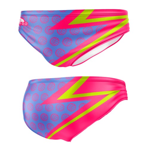 [터보] 남자 워터폴로 &quot;ZIG-ZAG-NEON&quot; 731465 PINK