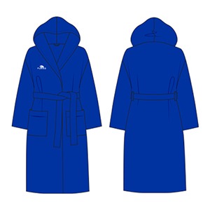 [터보] 초극세사 목욕 가운 블루 BATHROBE MICROFIBRE 98110 BLU