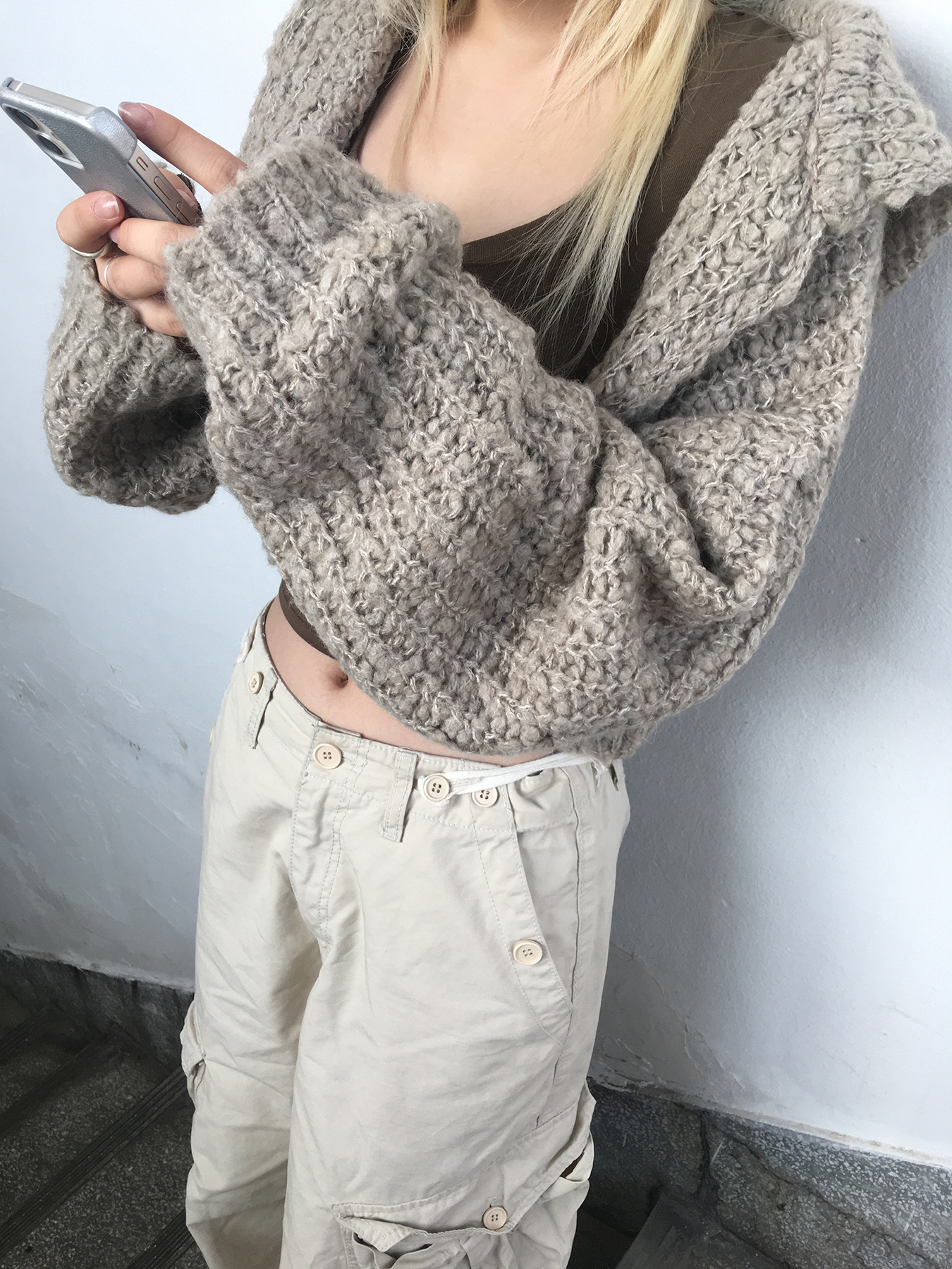 mongle hood cardigan *단독진행