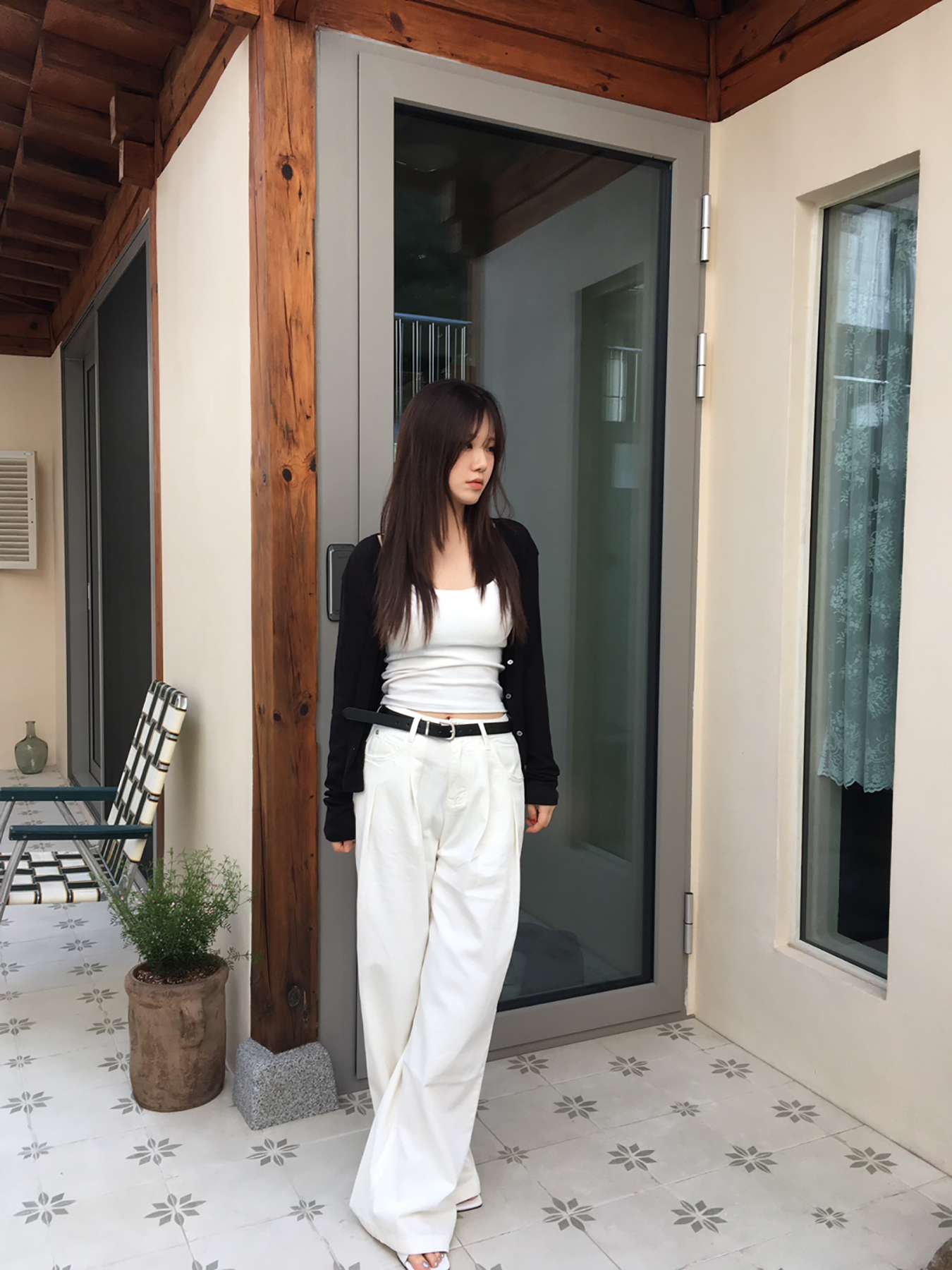 lamp pintuck pants (belt set) *2주 소요