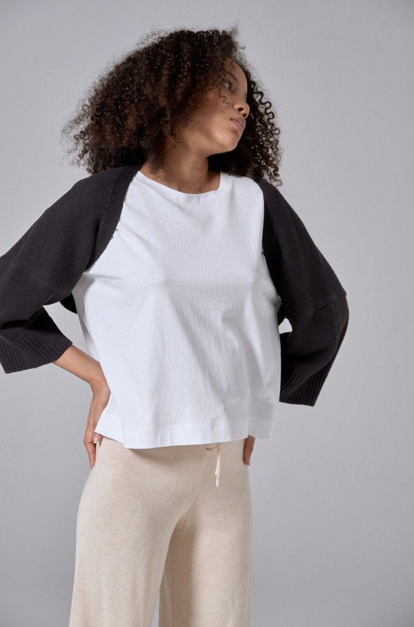 BOLERO CAPE (CHARCOAL)