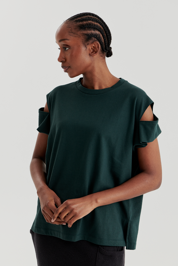 SHOULDER OPEN TOP 2 (DEEP GREEN)