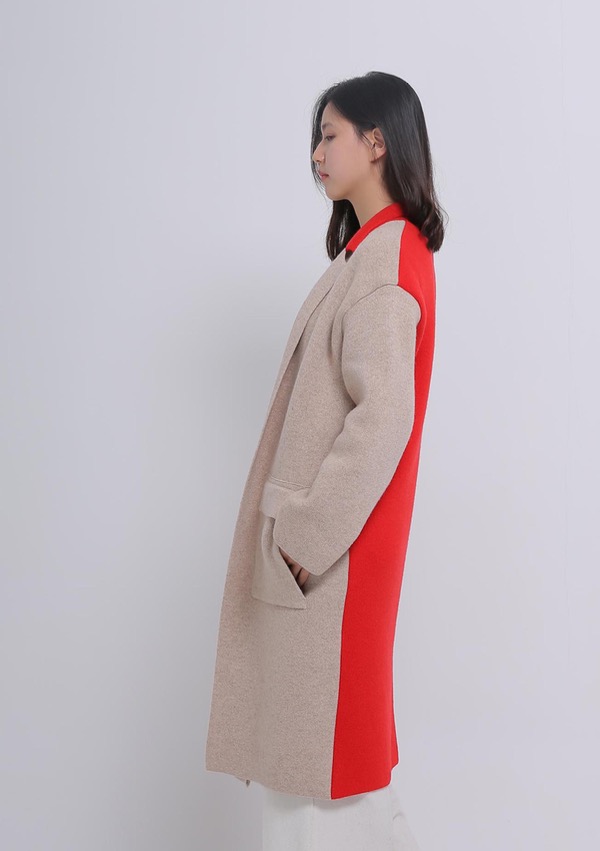 COLLAR COAT (BEIGE)