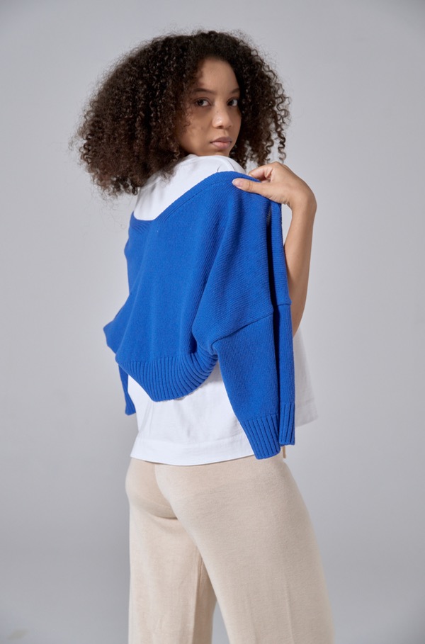 BOLERO CAPE (BLUE)