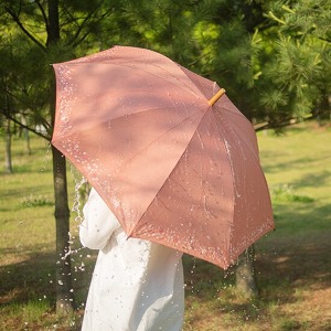 비오면 꽃잎색이 변하는 꽃비우산 1개