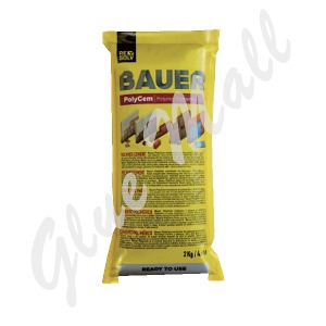 원씰 바우어 BAUER Polymer  Cement 벽돌, 타일, 깨진 벽 보수 및 접착 시멘트 바우어 용량:2kg