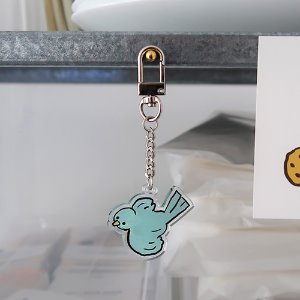 smalllittlepiece Key holder 02 Blue bird
