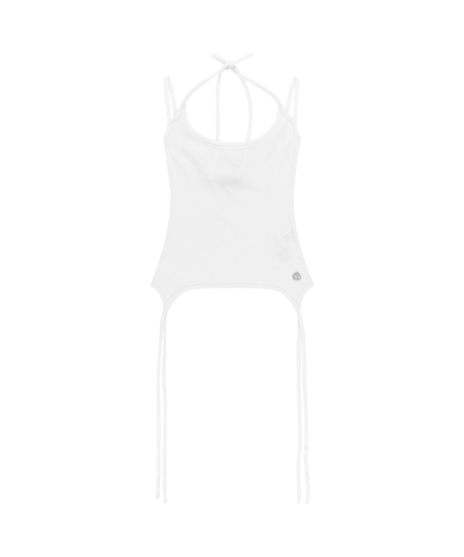 HALTER STRAP SLEEVELESS WHITE