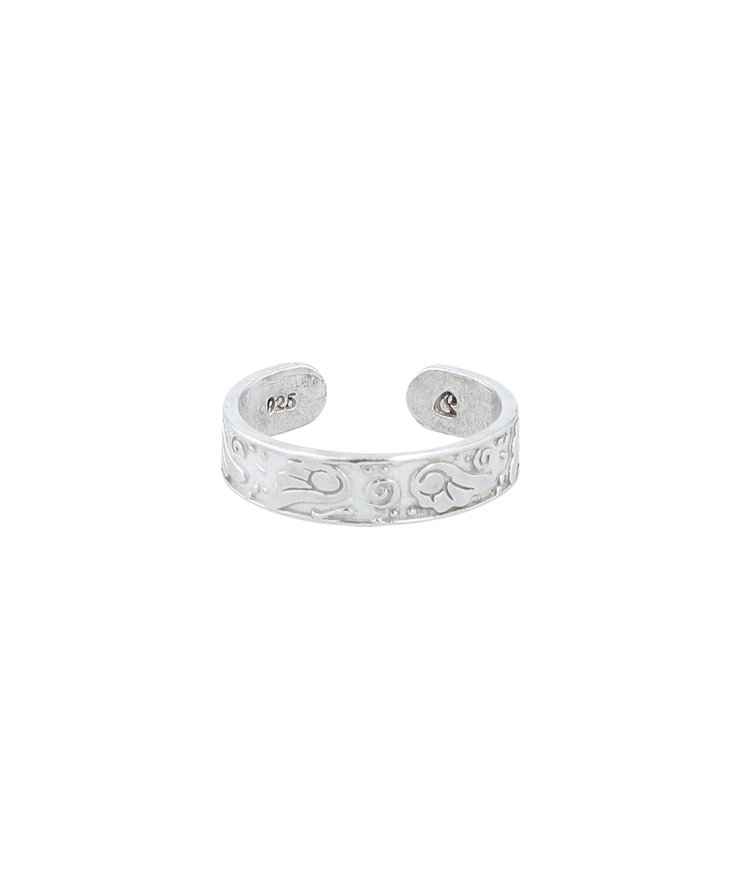 ANGEL WING TOE RING SILVER