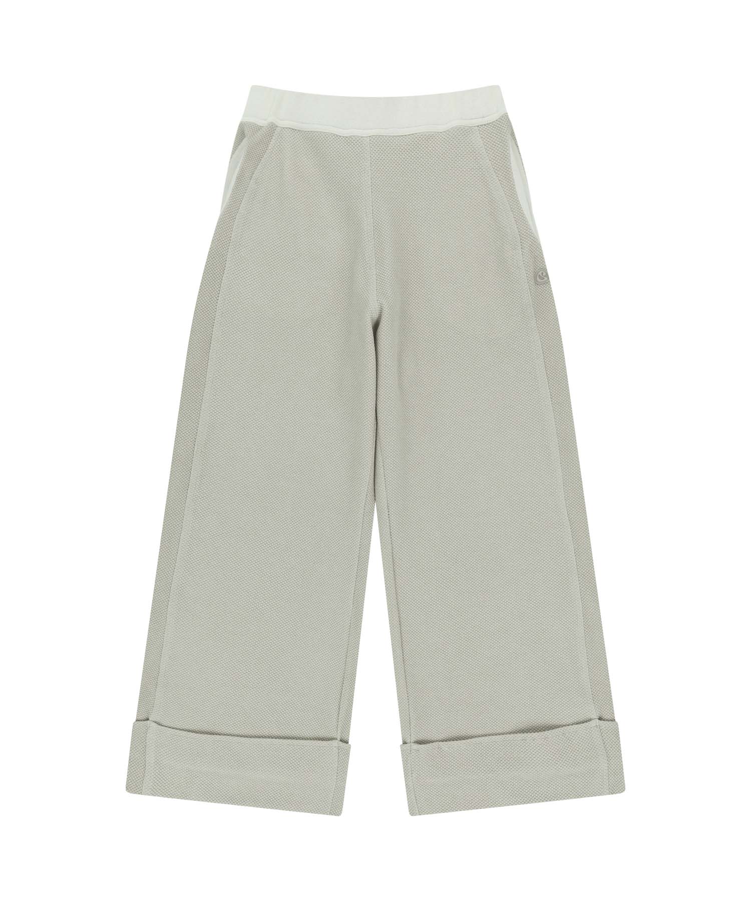 RIBBED BAND PANTS BEIGE