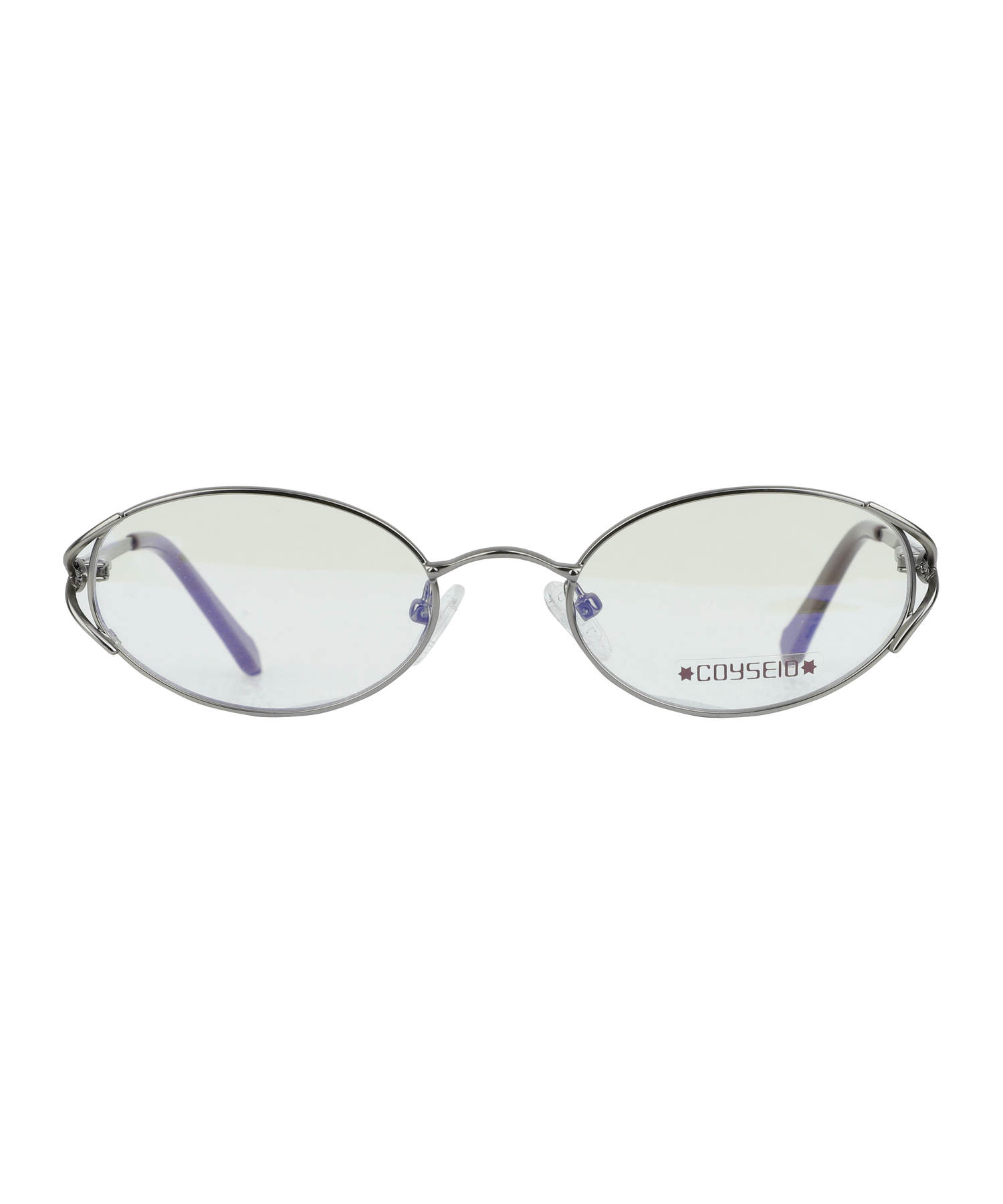 COY OVAL GLASSES SILVER