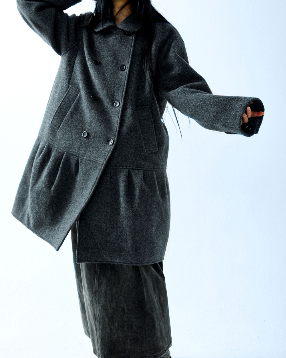 COY DOUBLE COAT GREY - coyseio