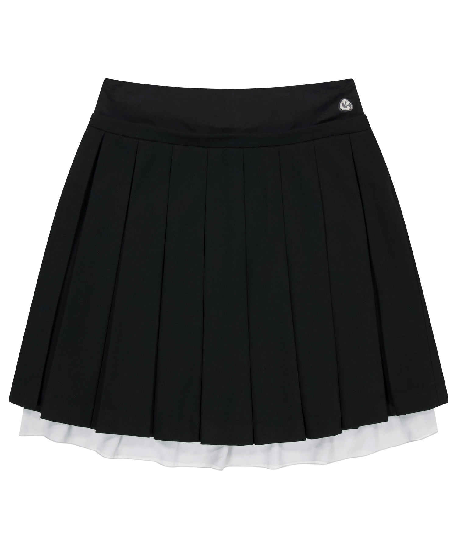 爆買い！ SKIRT PLEATS WAISTED DOUBLE BLACK coyseio - スカート