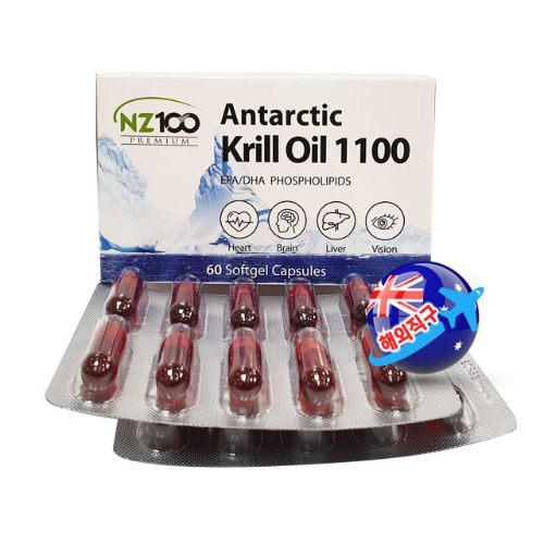 NZ100 남극크릴오일 1100 60캡슐