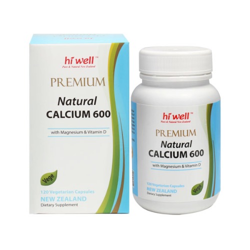 하이웰 내츄럴 칼슘 120베지캡슐 마그네슘 비타민D 함유 해조칼슘